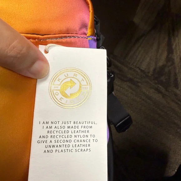 Kurt Geiger Rainbow Quilted Bag - Picture 9 of 11